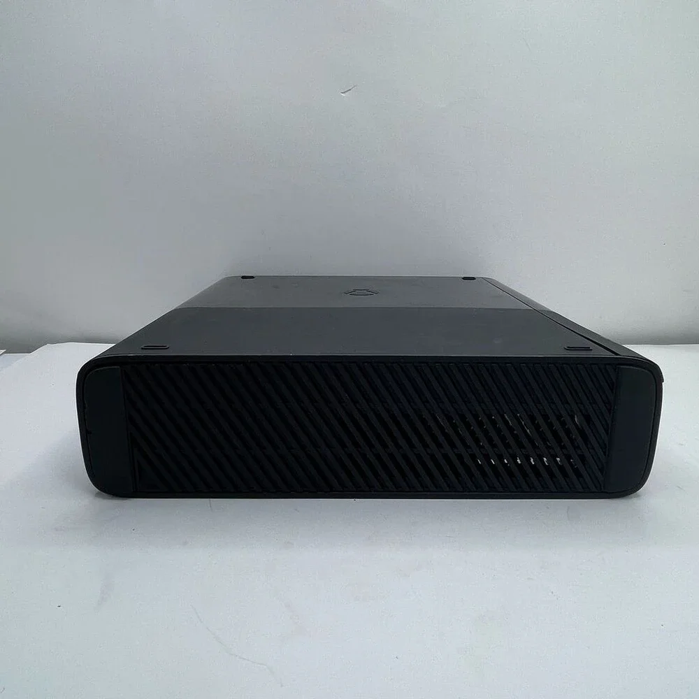 Black Microsoft Xbox 360 E Model 1538 Slim Console Only *FOR PARTS / READ*